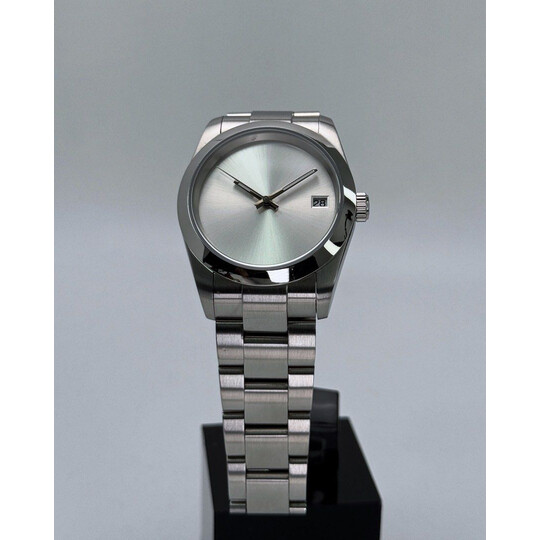 Custom Seiko Mod • Silver Sterile Datejust • 36mm